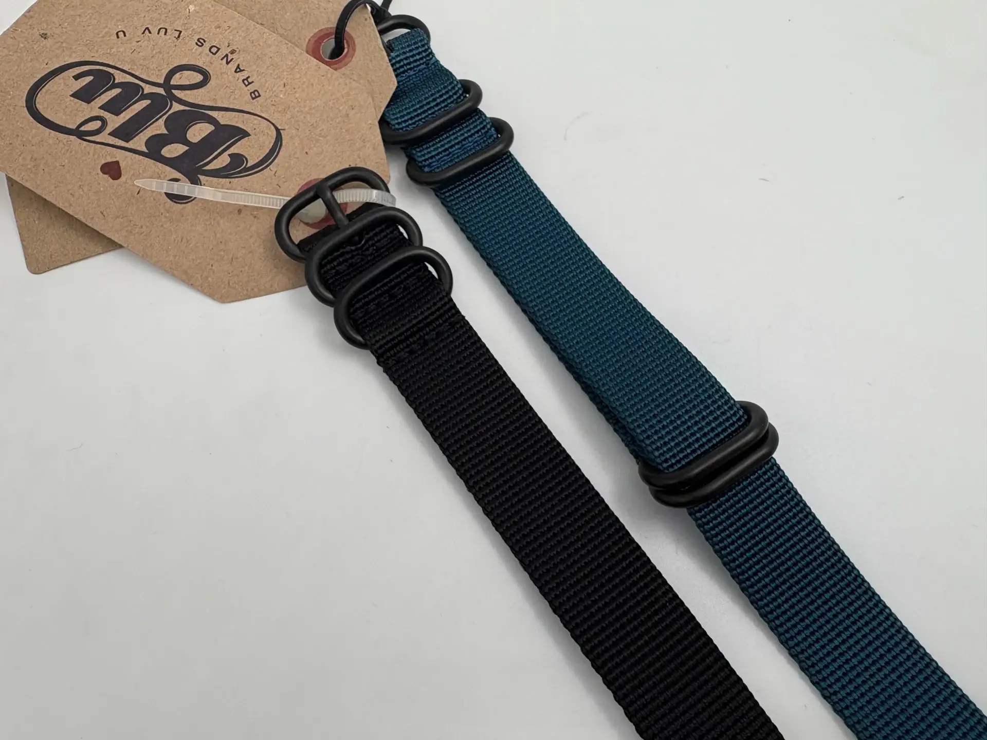 DALUCA WATCH STRAP 18MM BLUE AND BLACK